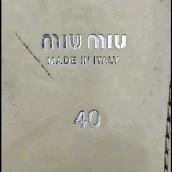 Miu Miu Womens Silver Crystal Strap Flat Designer Embellished Evening Sandal 40 - Picture 14 of 16